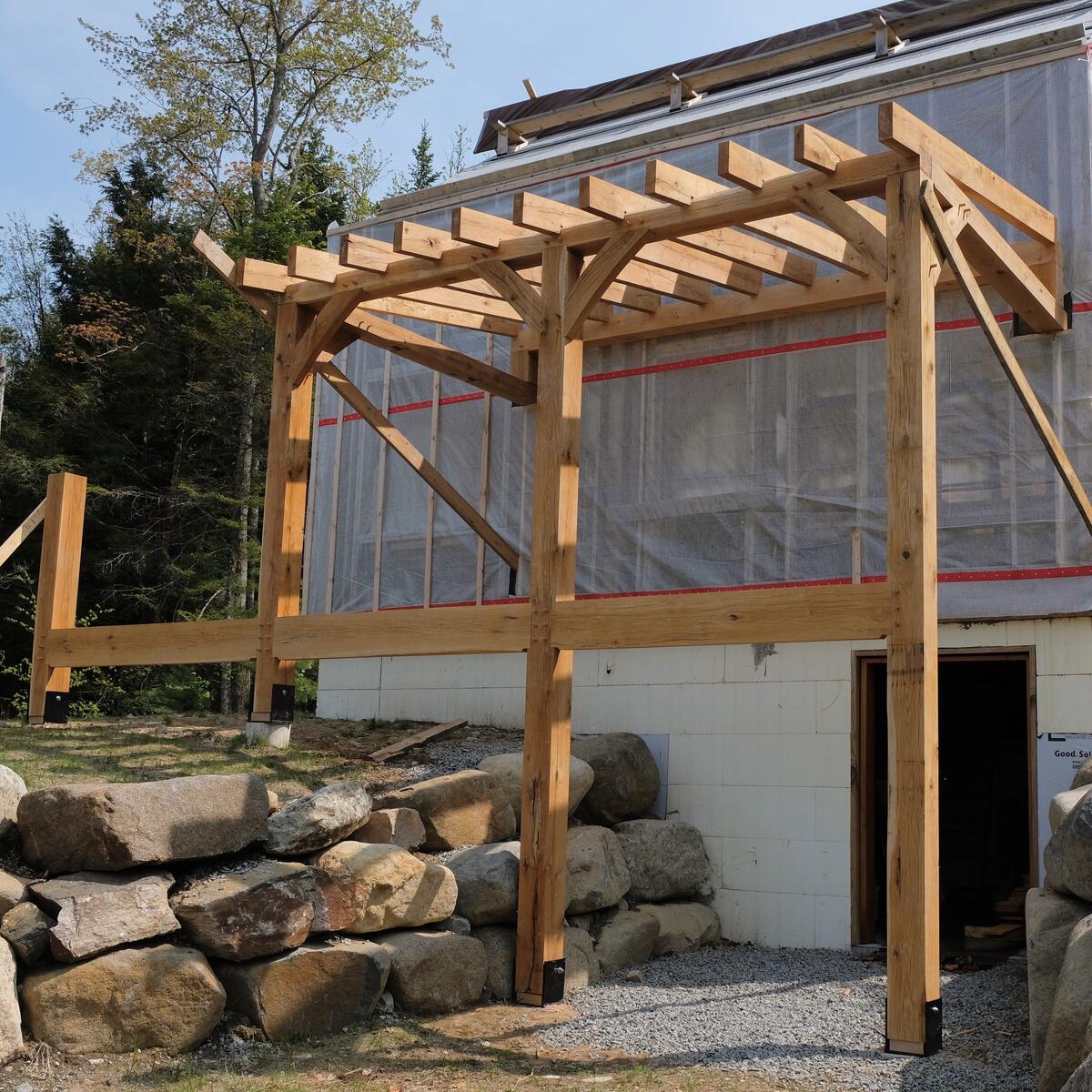 Timber Frame Porch 